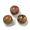 Natural Unakite Beads, Round, 18mm, Hole: 3~4mm