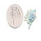 DIY Silicone Candle Molds, for Scented Candle Making, Conch Shape, White, 9.2x6.3x2cm