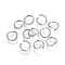 Non-Tarnish 304 Stainless Steel Open Jump Rings, Stainless Steel Color, 9x1.6mm