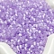 Cat Eye Beads, Round, Lilac, 4x3mm, Hole: 1.2mm, about 10g/set, 140pcs/set