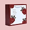 Folding Cardboard Paper Gift Boxes, Gift Package, Rectangle with Handle, Strawberry, 30x12x27cm