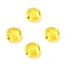 Opaque Resin Beads, Rondelle, Yellow, 8x5mm, Hole: 1.5mm