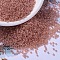 MIYUKI Round Rocailles Beads, Japanese Seed Beads, 11/0, (RR3507) Transparent Peach Luster, 2x1.3mm, Hole: 0.8mm, about 5500pcs/50g
