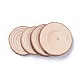 Unfinished Natural Poplar Wood Cabochons WOOD-E018-12-2