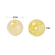 100 Stk. 8 mm Naturgold Rutilquarz runde Perlen DIY-LS0002-49-3
