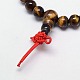 Buddhist Jewelry Mala Beads Bracelets Natural Tiger Eye Stretch Bracelets BJEW-M007-6mm-01A-3