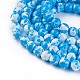 Baking Painted Glass Beads Strands GLAA-F096-B-57-3