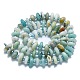 Brins de perles d'amzonite de fleurs naturelles G-K245-H05-01-2