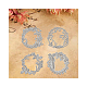 Globleland 4 шт. металлический венок штампы цветы высечки для поделок изготовление бумажных карт ремесло украшения поставки DIY-DM0001-012MP-3
