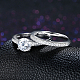 Moda 925 esterlina anillos de plata RJEW-BB18899-8-6