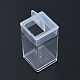 プラスチックビーズ収納ケース  長方形  透明  5x2.95x2.7cm CON-N012-11-4