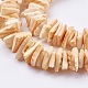 Chapelets de perles en coquillage naturel BSHE-K012-08A-4