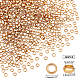 Unicraftale ca. 500 Stück goldener chirurgischer Edelstahl Crimpperlen Metallstopper Abstandshalter Perlen großes Loch Ringperle für die Schmuckherstellung 1.9 mm STAS-UN0028-31-5