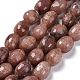 Chapelets de perles aux fraises en quartz naturel G-L492-07-4