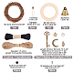 Ahadermaker diy kits de bijoux de cloche DIY-GA0005-06-2