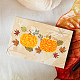 Ph pandahall zucca di halloween silicone trasparente francobolli foglia di zucca autunno trasparente francobolli di plastica francobollo sigillo per la carta scrapbooking album di foto ringraziamento decorazione di halloween DIY-WH0167-56-840-4
