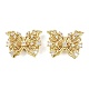 Латунные микропаве из прозрачного кубического циркония&nbsp;KK-D109-05A-G-1