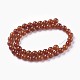 Natural Crackle Agate Beads Strands X-G-D868-8mm-01-2