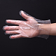 使い捨て手袋  ポリエチレン手袋  透明  26.5x25.5cm  500個/箱 AJEW-E034-86-1
