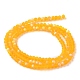 Imitation Jade Glass Beads Strands EGLA-A034-T2mm-MB05-3