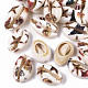 Perles de coquillage cauri naturelles imprimées SSHEL-R047-01-D03-1