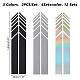 SUPERFINDINGS 8Sets 2 Colors Car Rear View Mirror Stickers and 4 Set Colorful Arrow Decor DIY Car Body Sticker Side Decal Stripe Decals SUV Vinyl Graphic Colorful Stickers for Car Decoration DIY-FH0003-54-2
