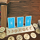 Natural Wood Card Stand for Tarot DJEW-WH0034-02F-4