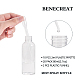 80 ml transparente Parfüm-Sprühflaschensets aus Kunststoff für Haustiere MRMJ-BC0001-57-3