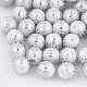 Electroplate Glass Beads EGLA-S178-07G-1
