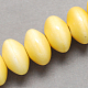 Perles en porcelaine manuelles PORC-Q173-15x10mm-11-2