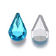 Cabujones de cristal con rhinestone RGLA-T081-8x13mm-12-2