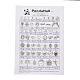 Carte campione di perline e pendenti in stile tibetano TBSC-06-1