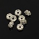 Brass Rhinestone Spacer Beads X-RB-A014-L5mm-01S-1