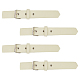 Пряжки из искусственной кожи BUTT-WH0027-46P-03-1