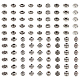 Nbeads Tibetan Style Alloy Spacer Beads TIBE-NB0001-17AS-1