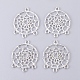 Tibetan Style Alloy Chandelier Components Links X-TIBE-A30127-S-NR-1