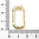 Латунные кольца из микро-паве циркония KK-Z093-01G-3