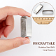 Unicraftale 304 ステンレススチールベルトループキーパー  メンズ ベルト バックル アクセサリー用  ステンレス鋼色  3.85x1.65x1.15cm  内径：3.5x1.5のCM  2個/箱 FIND-UN0002-43B-3