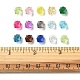 375pcs 15 couleurs perles acryliques transparentes TACR-FS0001-41-6