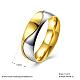 Valentinstag Geschenke Titan Stahl Paar Ringe für Männer RJEW-BB16497-10-3