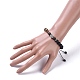Adjustable Hamsa Hand /Hand of Miriam Braided Bead Bracelets BJEW-SZ0001-73-4