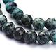 Natural African Turquoise(Jasper) Beads Strands G-D840-90-6mm-6