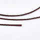 ポリエステル糸  カスタム織りジュエリー作りのために  ココナッツブラウン  1mm  約230m /ロール NWIR-K023-1mm-13-2