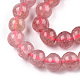Natural Strawberry Quartz Beads Strands G-S150-10-6mm-4