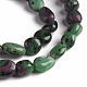 Natural Ruby in Zoisite Beads Strands G-D0002-D69-3