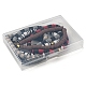 Conjuntos de pulseras elásticas de cuentas de heishi de arcilla polimérica hechas a mano BJEW-JB05902-05-3
