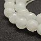 Chapelets de perles en jade blanc naturel à facettes G-F448-10mm-3