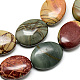 Piedra picasso natural / cuentas de jaspe picasso hebras X-G-Q948-83-15x20-1