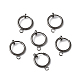 Risultati dell'orecchino a cerchio con clip in ottone KK-P102-01B-01-3
