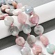 Chapelets de perles en morganite naturelle G-NH0004-019-2